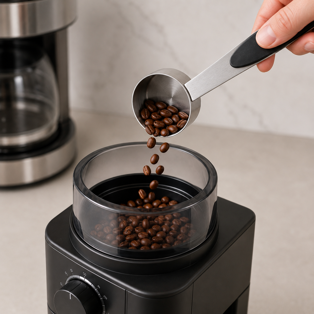 Stainless Steel Coffee Measuring Scoop