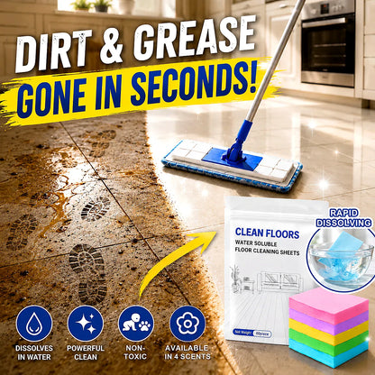 FloorGlow™4-in-1 Cleaning Sheets