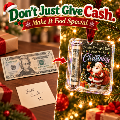🔥LAST DAY 50% OFF - 🎄Christmas Cash Gift Ornament- Make Cash Feel Like A Real Christmas Gift💵