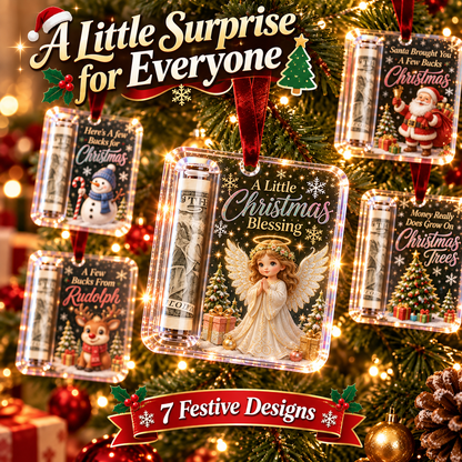 🔥LAST DAY 50% OFF - 🎄Christmas Cash Gift Ornament- Make Cash Feel Like A Real Christmas Gift💵