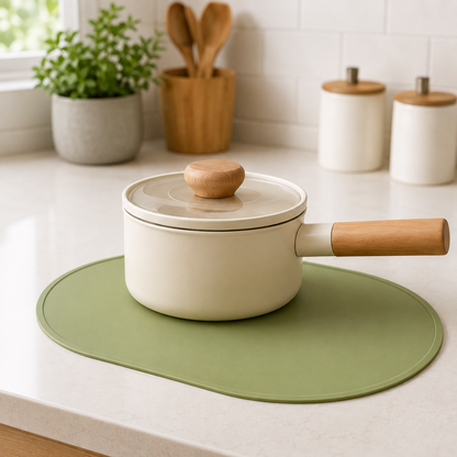 Matcha Green Silicone Placemat