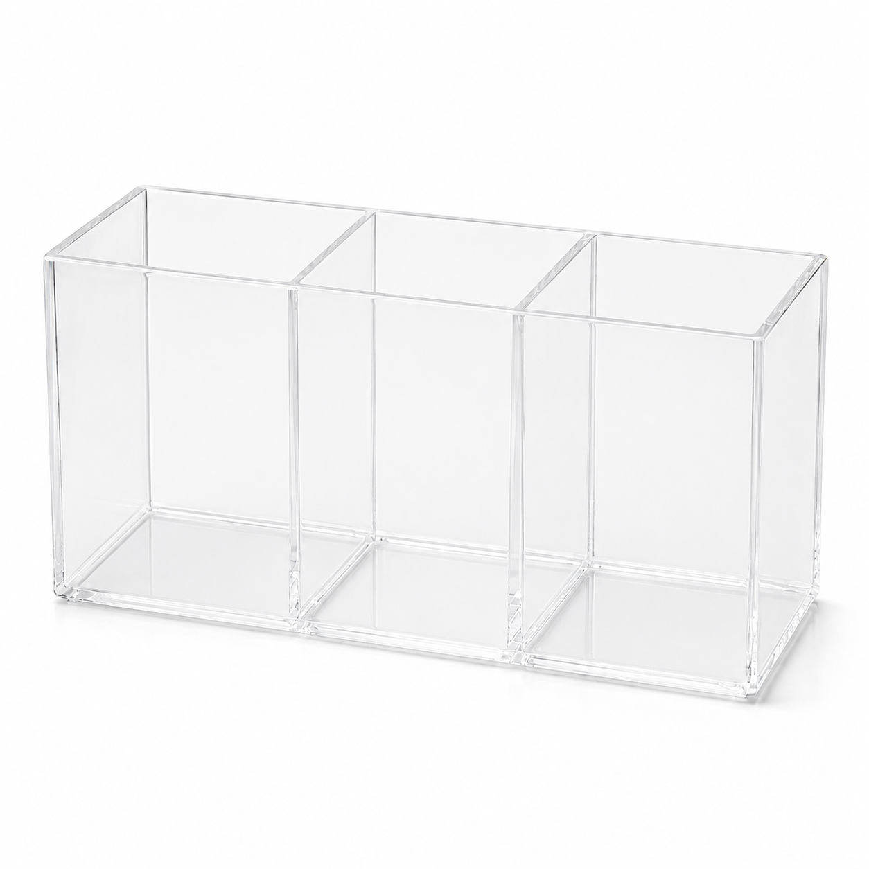 Transparent 3-Compartment Organizer