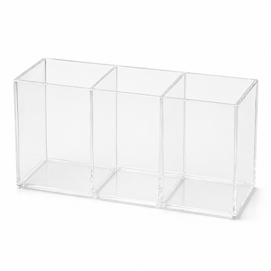 Transparent 3-Compartment Organizer