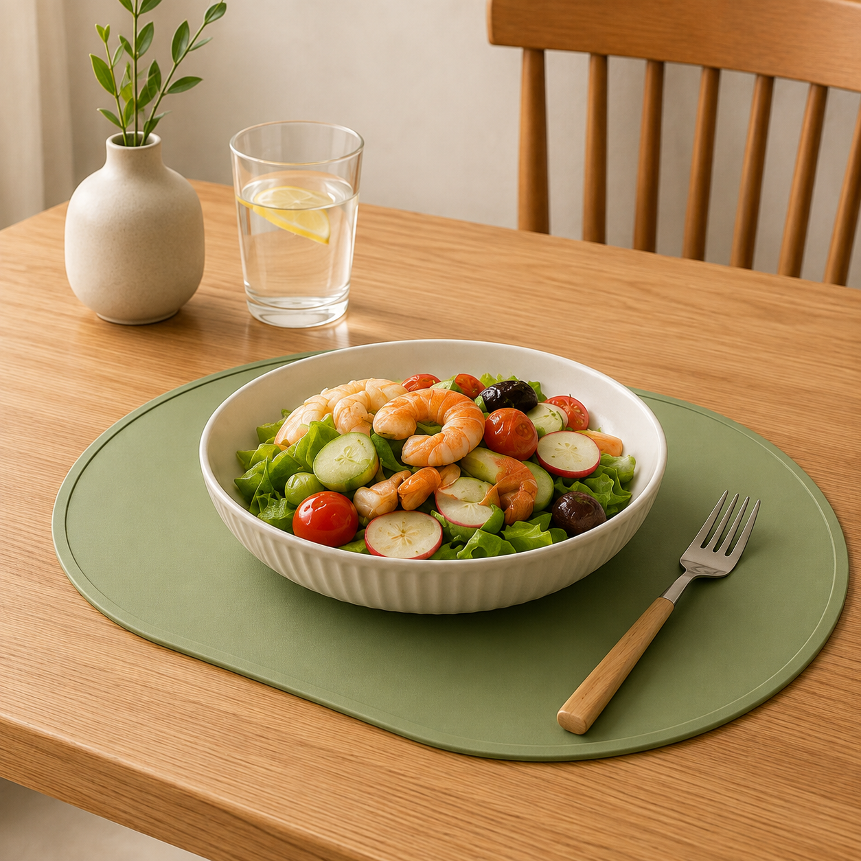 Matcha Green Silicone Placemat